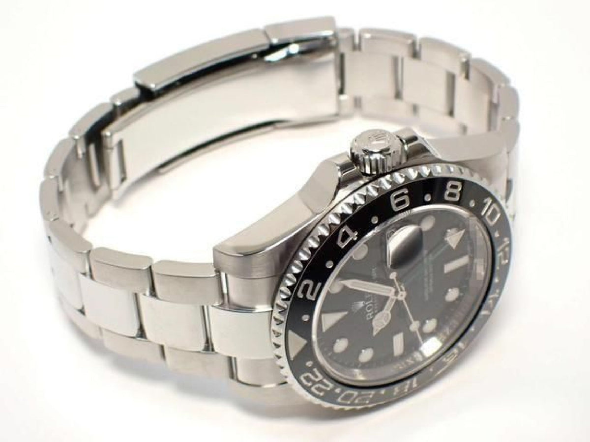 ROLEX GMT MasterII black 116710LN maker overhauled '13 Mens 193509940 hannari-shop
