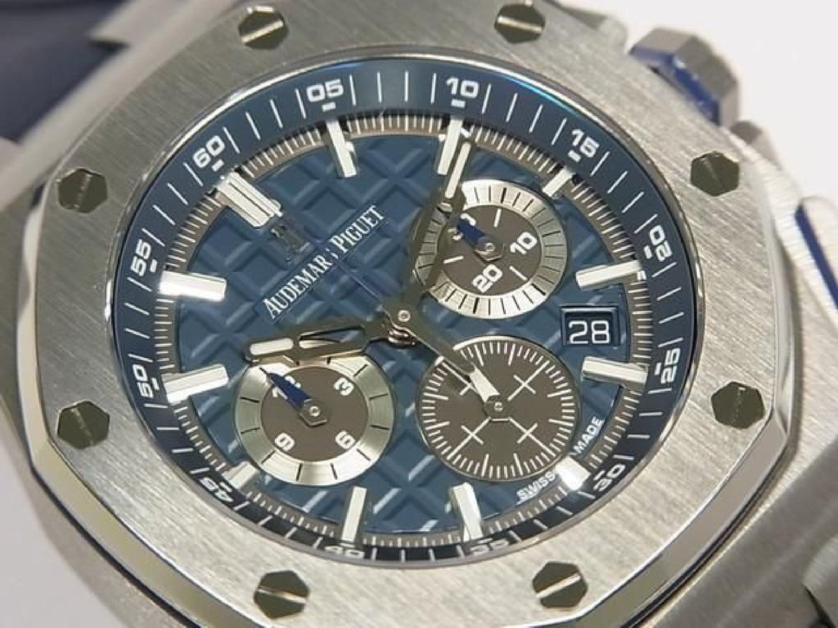 AUDEMARS PIGUET Royal Oak Offshore Chronograph 42 MM blue 26480TI Mens 193571724 hannari-shop