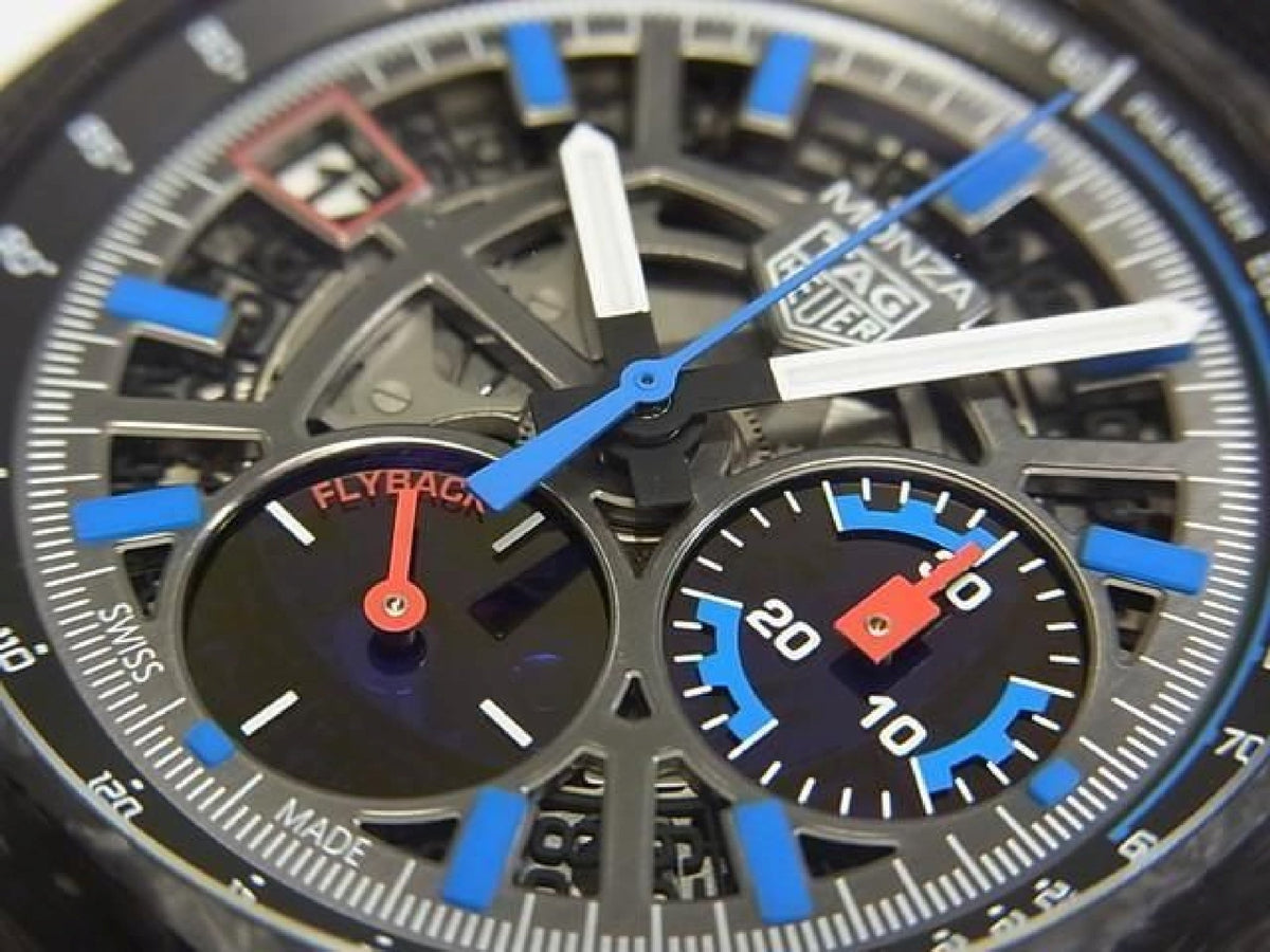 TAG HEUER Monza Flyback Chrono meter limited edition Mens 193592112 hannari-shop