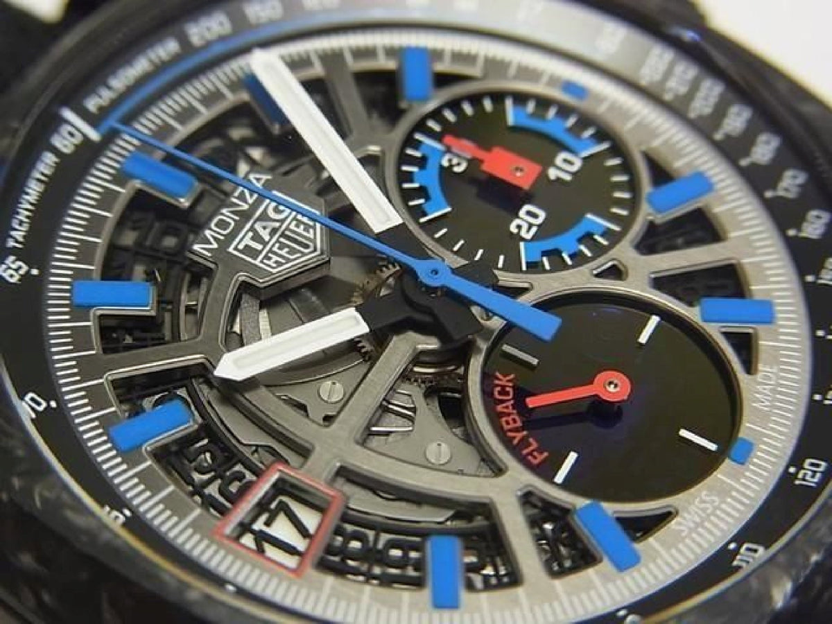 TAG HEUER Monza Flyback Chrono meter limited edition Mens 193592112 hannari-shop