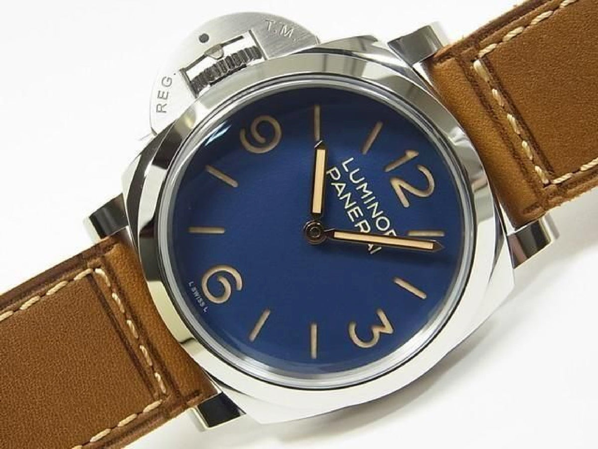 PANERAI Luminor Destro 44 MM Mat blue Ref.PAM01732 Mens 193618066 hannari-shop