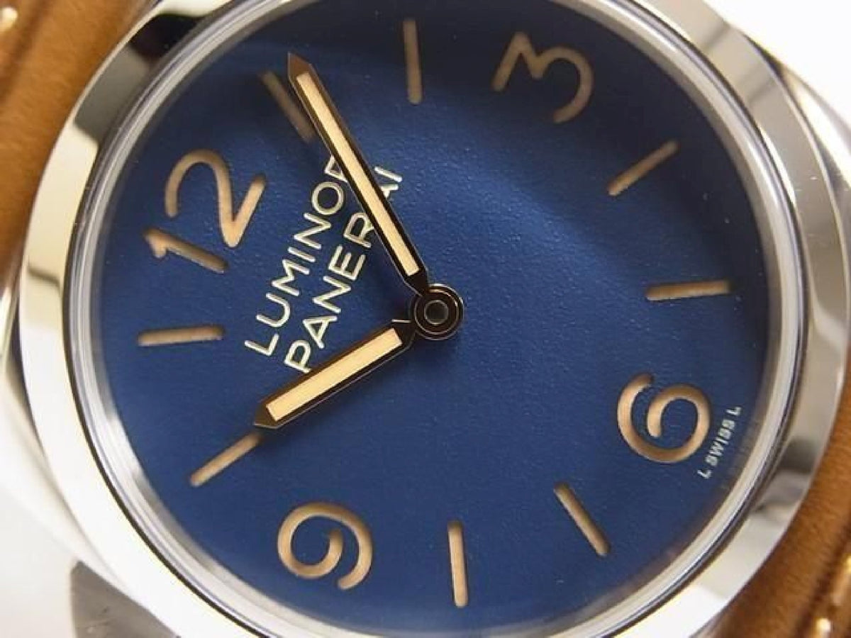PANERAI Luminor Destro 44 MM Mat blue Ref.PAM01732 Mens 193618066 hannari-shop
