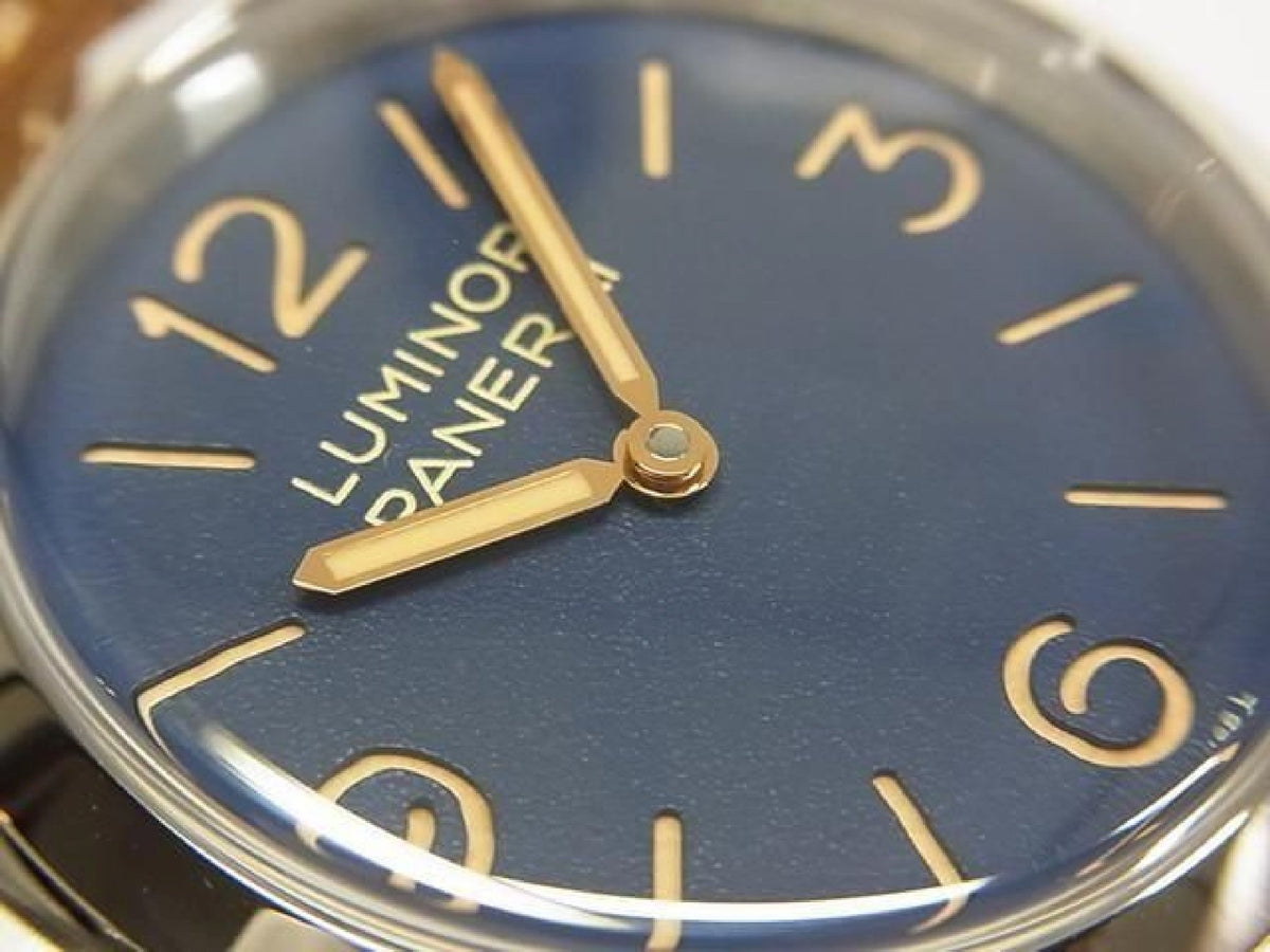 PANERAI Luminor Destro 44 MM Mat blue Ref.PAM01732 Mens 193618066 hannari-shop