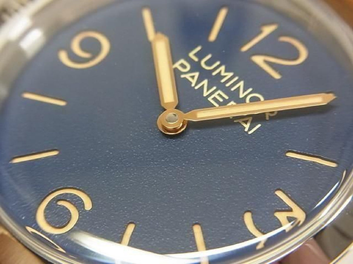 PANERAI Luminor Destro 44 MM Mat blue Ref.PAM01732 Mens 193618066 hannari-shop