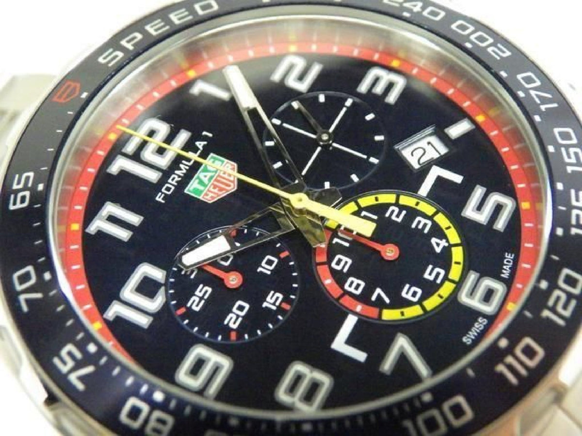 TAG HEUER Formula1 Chronograph Red Bull Racing quartz 43 MM Mens 193618132 hannari-shop