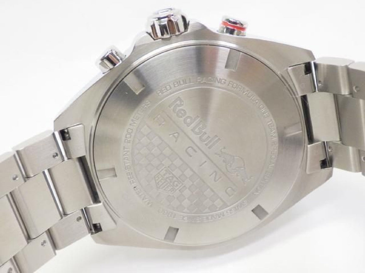 TAG HEUER Formula1 Chronograph Red Bull Racing quartz 43 MM Mens 193618132 hannari-shop
