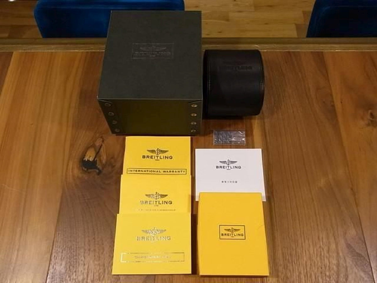 BREITLING Chrono Mat GMT black A041B69PA Genuine goods Mens 193619081 hannari-shop