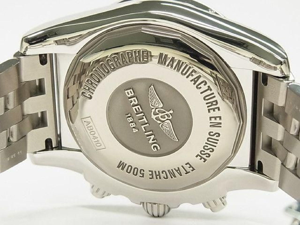 BREITLING Chrono Mat GMT black A041B69PA Genuine goods Mens 193619081 hannari-shop