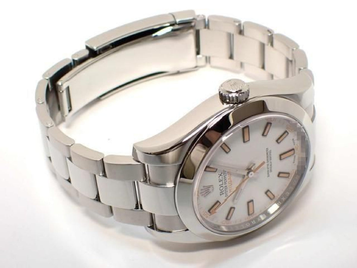 ROLEX Milgauss white 116400 '15 Mens 193625832 hannari-shop