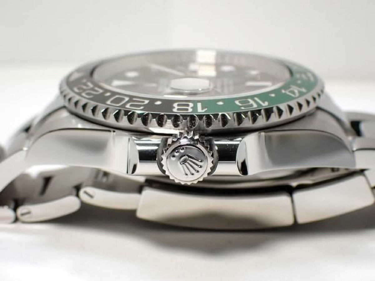 ROLEX GMT MasterII left handed green/ black bezel Oyster Bracelet 126720VTNR '23 Mens 193627050 hannari-shop
