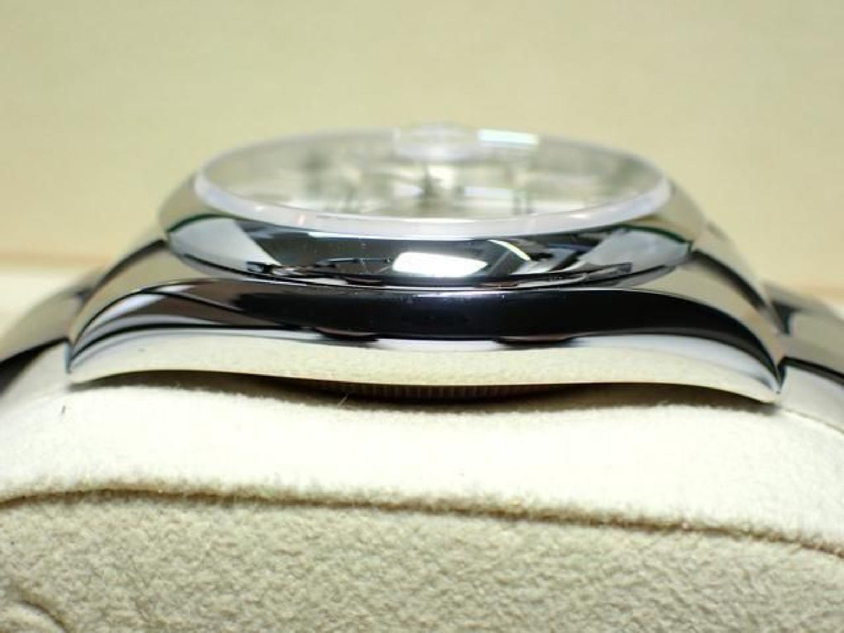 ROLEX Oyster PERPETUAL date silver Dial 115200 '21 Mens 193650586 hannari-shop