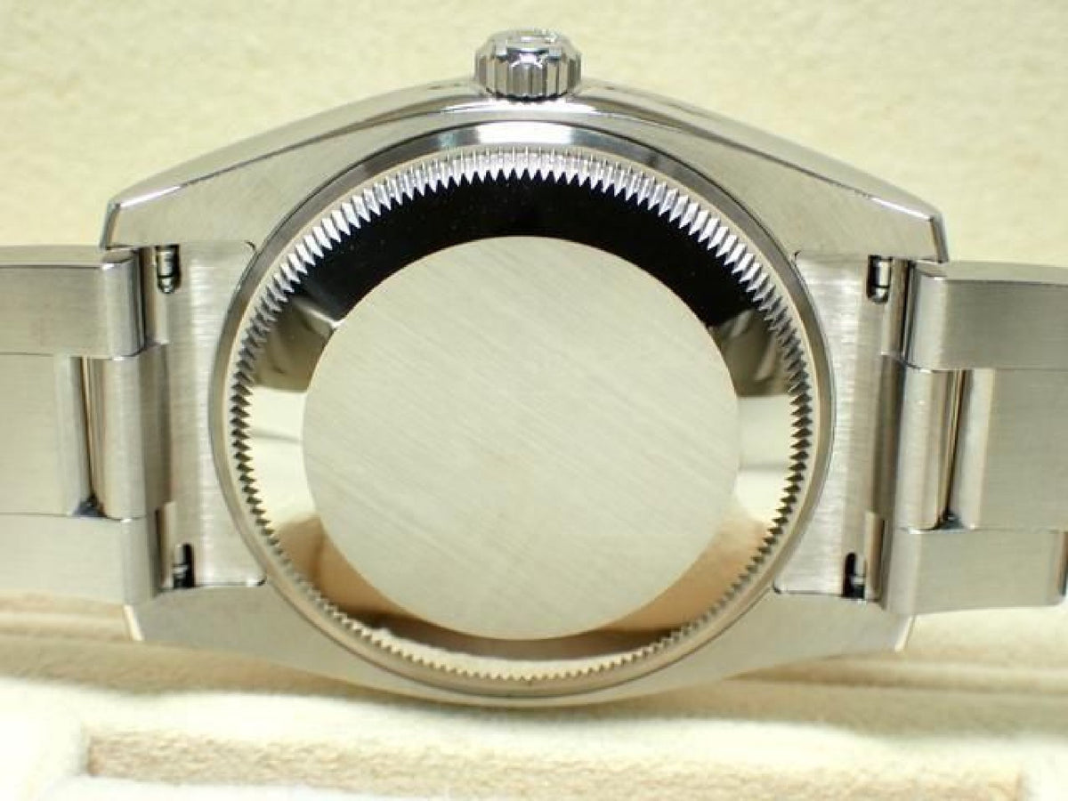 ROLEX Oyster PERPETUAL date silver Dial 115200 '21 Mens 193650586 hannari-shop