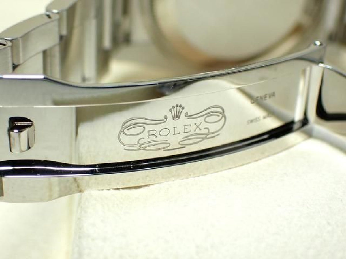 ROLEX Oyster PERPETUAL date silver Dial 115200 '21 Mens 193650586 hannari-shop