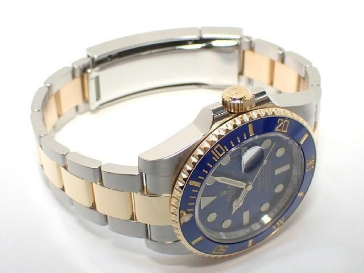 ROLEX Submariner date 18KYG combination blue 116613LB '17 Mens 193663394 hannari-shop