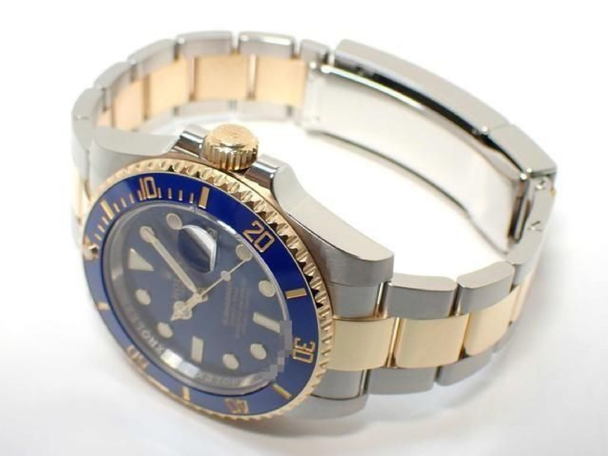 ROLEX Submariner date 18KYG combination blue 116613LB '17 Mens 193663394 hannari-shop