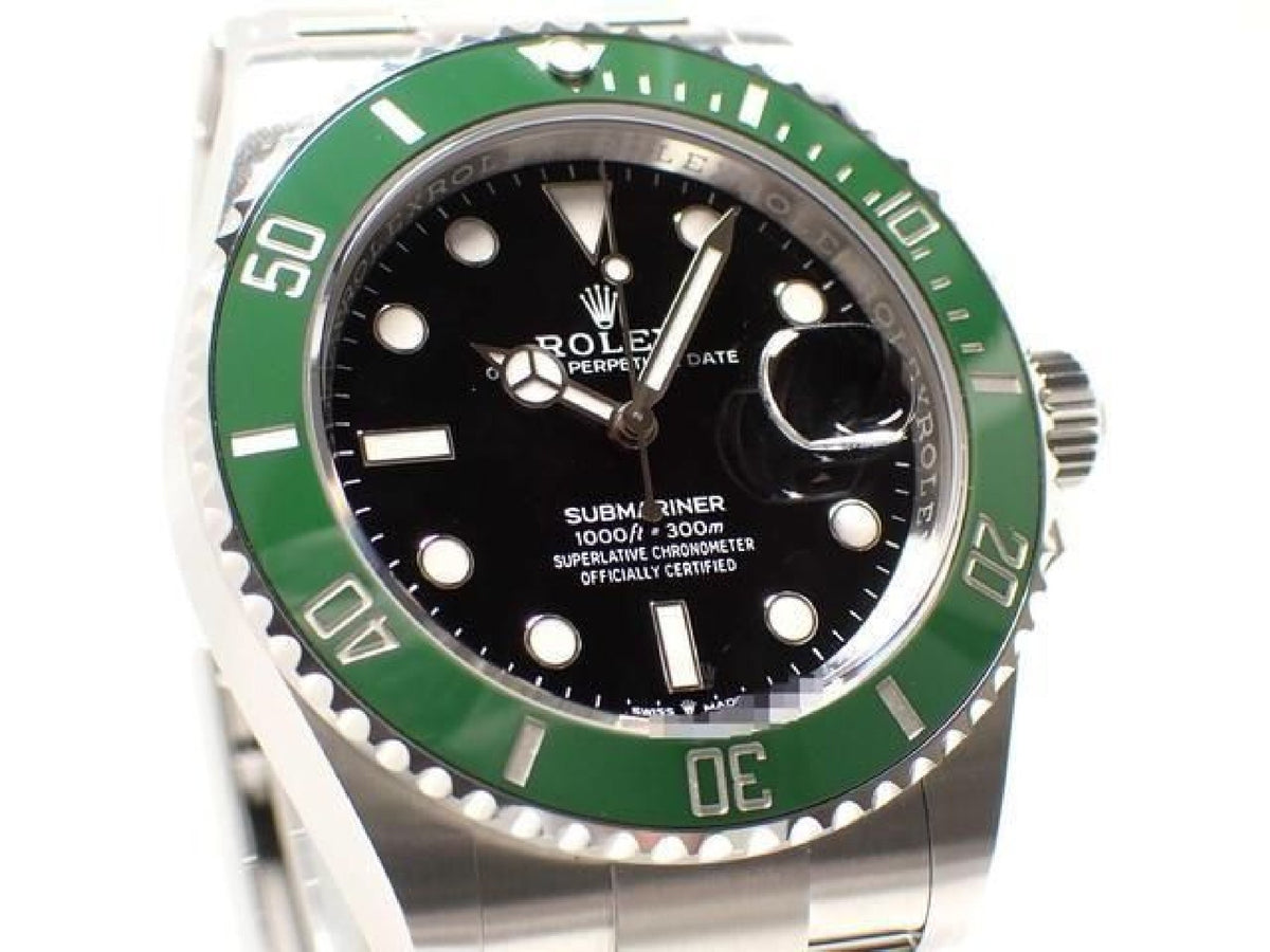 ROLEX Submariner date green bezel 126610LV '24 purchased Mens 193683296 hannari-shop