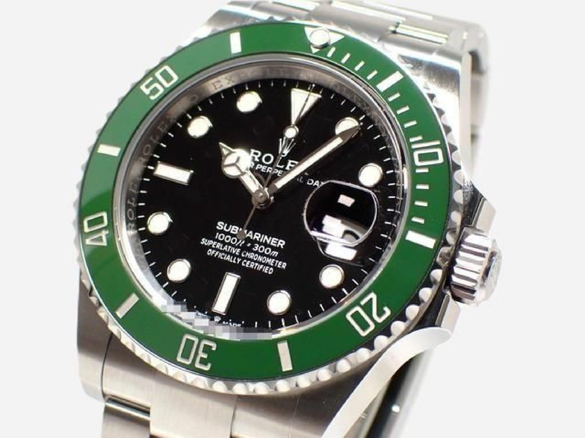 ROLEX Submariner date green bezel 126610LV '24 purchased Mens 193683296 hannari-shop