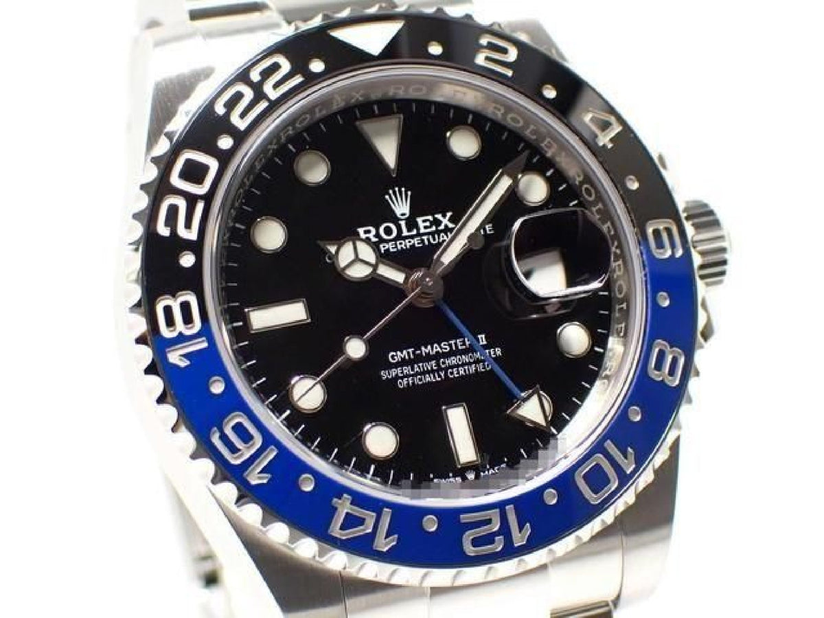 ROLEX GMT MasterII blue black bezel 126710BLNR Oyster Bracelet '21 Mens 193686363 hannari-shop