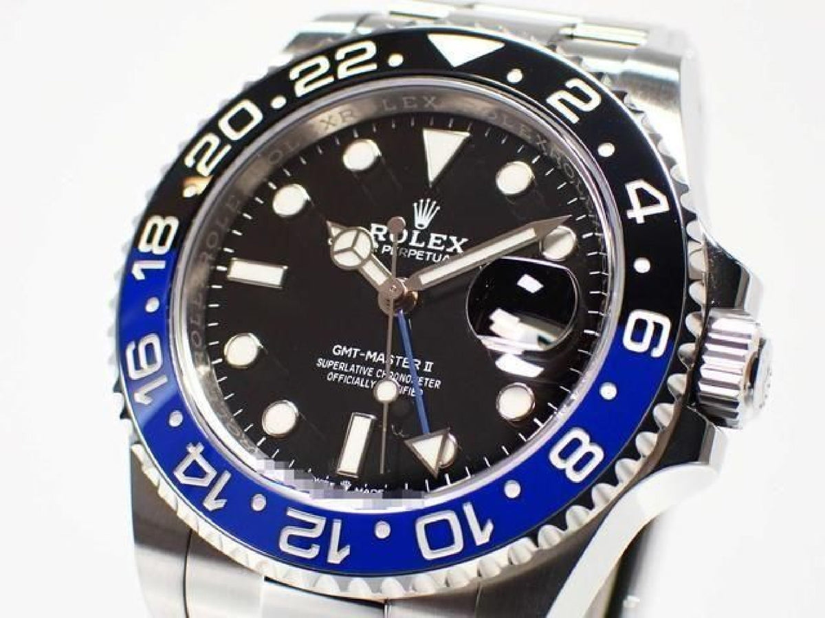 ROLEX GMT MasterII blue black bezel 126710BLNR Oyster Bracelet '21 Mens 193686363 hannari-shop