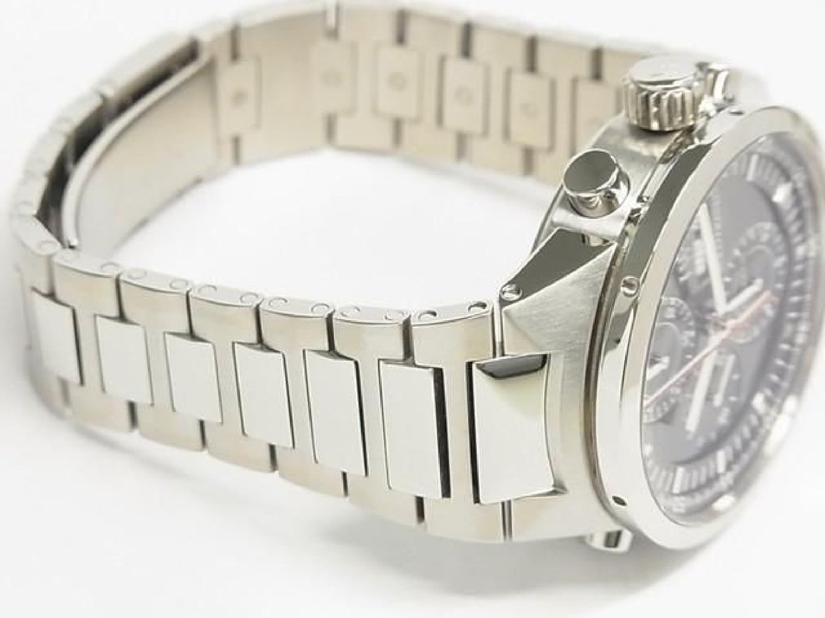 IWC GST Chronograph Rattrapante blue Dial 3715-008 Mens 193686797 hannari-shop