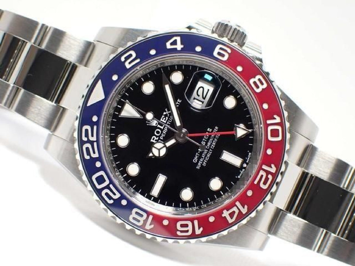 ROLEX GMT MasterII red blue bezel Oyster Bracelet 126710BLRO '23 Mens 193704266 hannari-shop