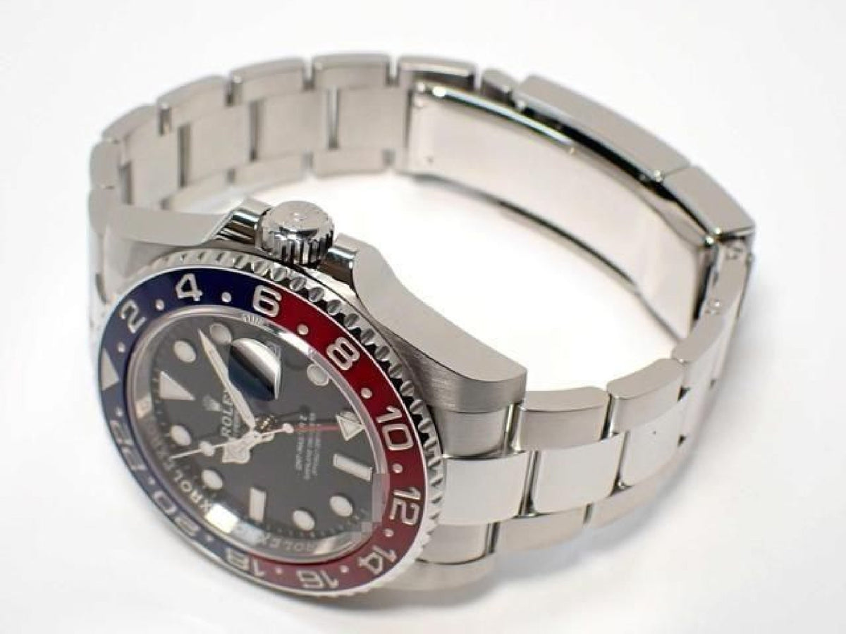 ROLEX GMT MasterII red blue bezel Oyster Bracelet 126710BLRO '23 Mens 193704266 hannari-shop