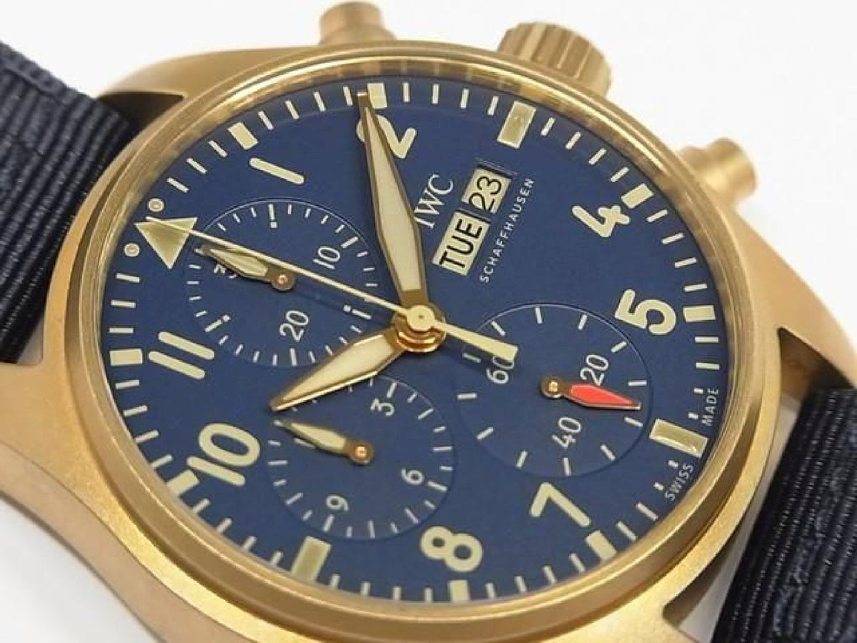 IWC Pilot's watch Chronograph 41 bronze IW388109 '26 purchased Mens 193723227 hannari-shop