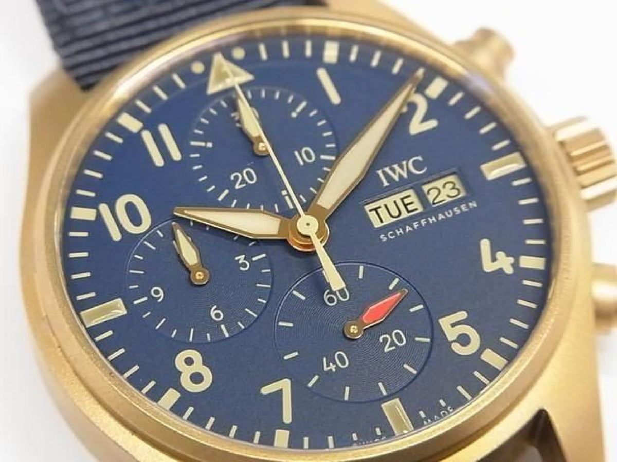 IWC Pilot's watch Chronograph 41 bronze IW388109 '26 purchased Mens 193723227 hannari-shop