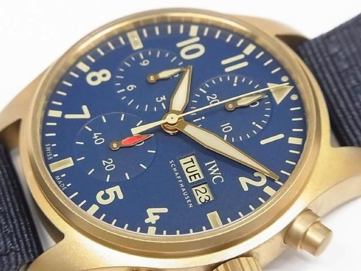 IWC Pilot's watch Chronograph 41 bronze IW388109 '26 purchased Mens 193723227 hannari-shop