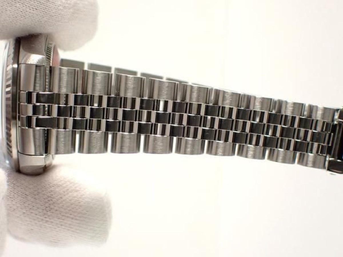 ROLEX Datejust boys silver 10P diamond index '92 Mens 193729216 hannari-shop