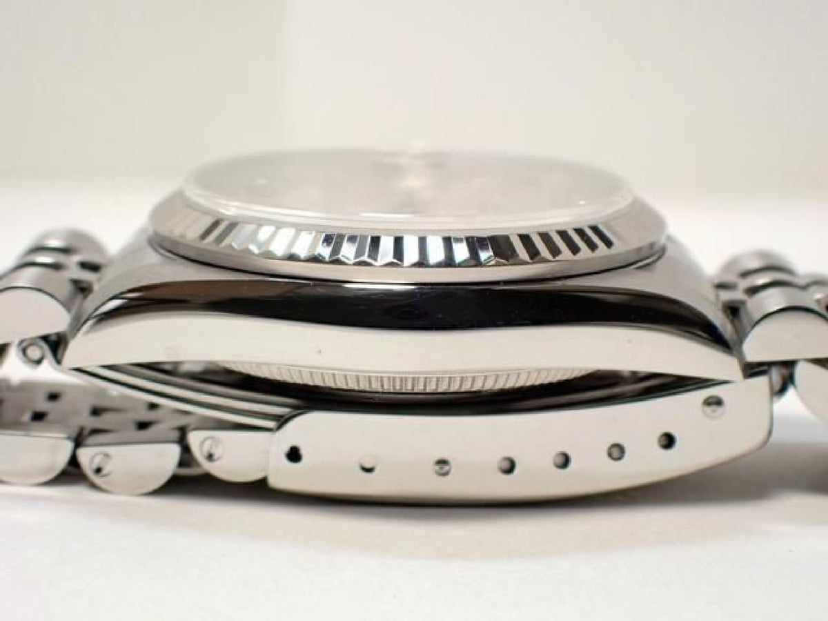ROLEX Datejust boys silver 10P diamond index '92 Mens 193729216 hannari-shop