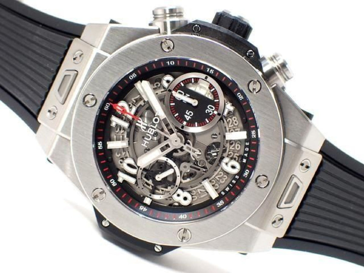 TUDOR HUBLOT Big Bang Unico Titanium 45 MM 411.NX.1170.RX '17 Mens 193733403 hannari-shop