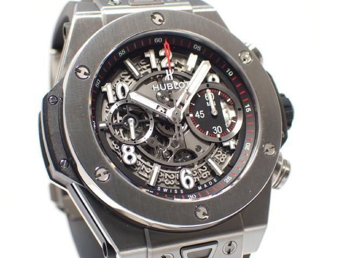 TUDOR HUBLOT Big Bang Unico Titanium 45 MM 411.NX.1170.RX '17 Mens 193733403 hannari-shop