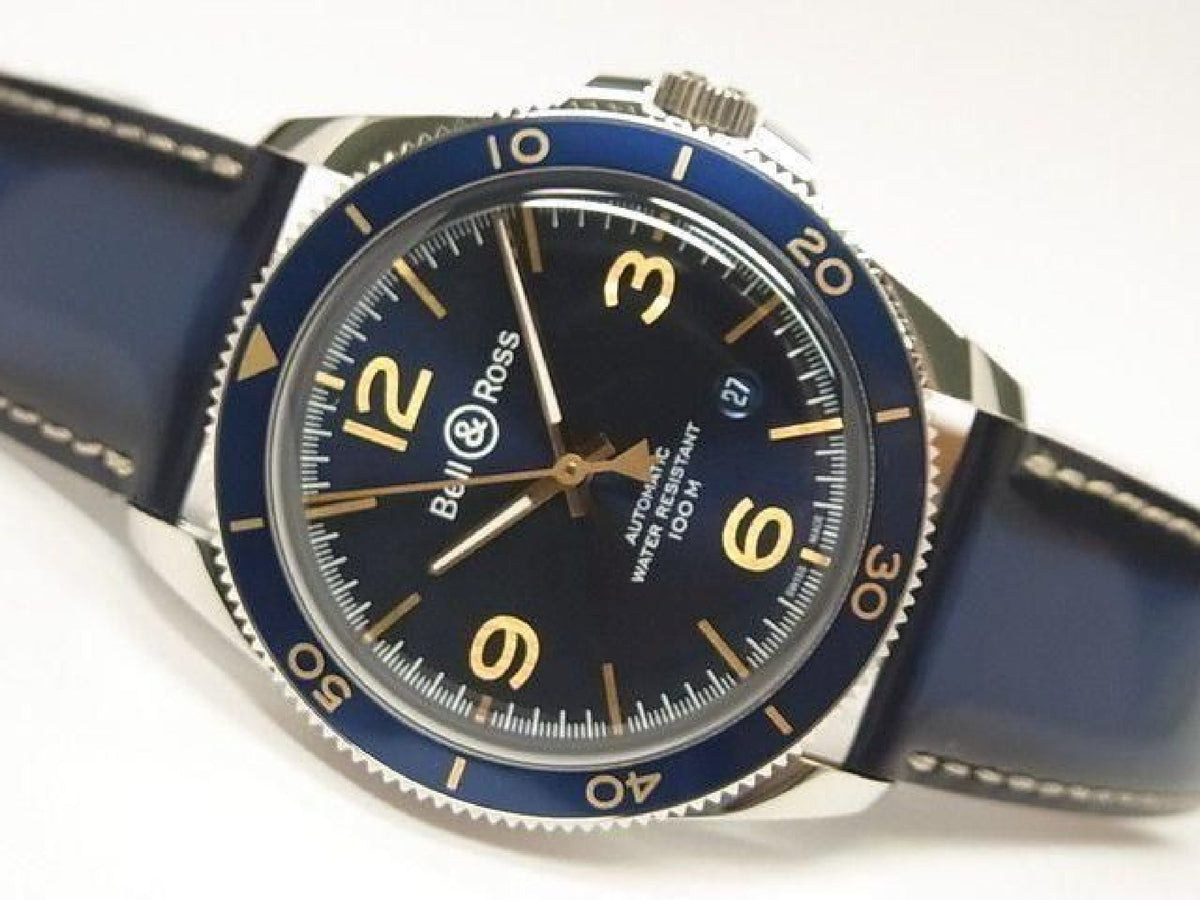 BELL & ROSS BR V2-92 Aeronavale blauw BRV292-BU-G-ST/SCA Heren 193734008 hannari-shop