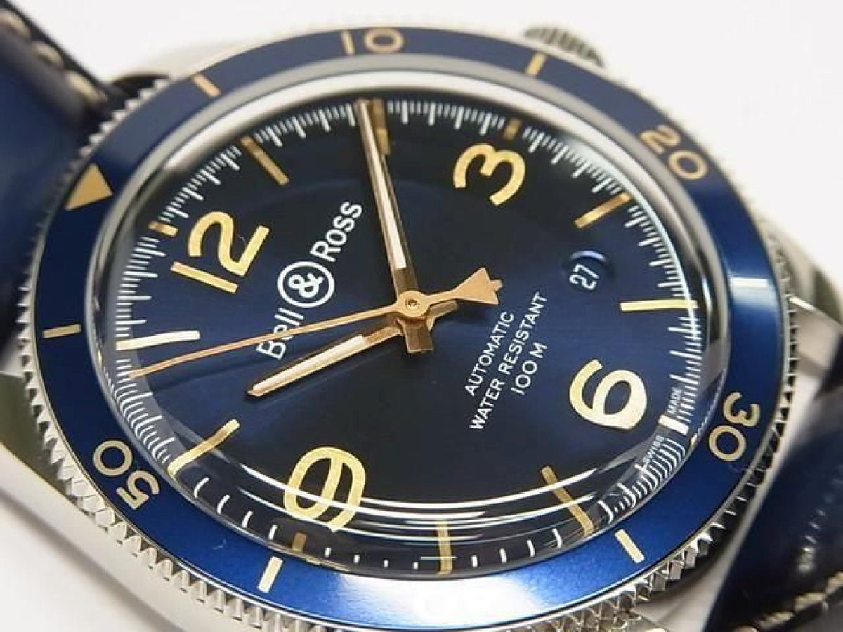 BELL & ROSS BR V2-92 Aeronavale blauw BRV292-BU-G-ST/SCA Heren 193734008 hannari-shop