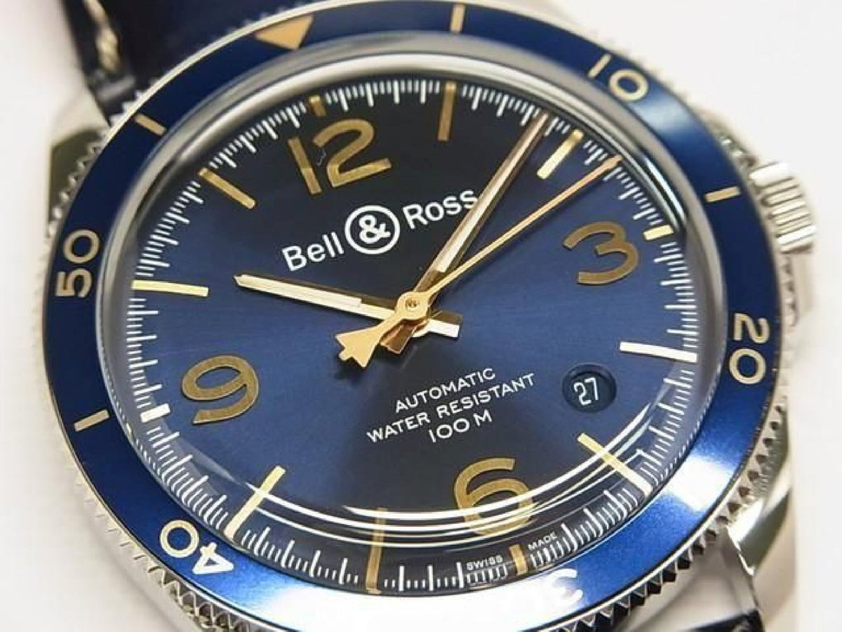 BELL & ROSS BR V2-92 Aeronavale blauw BRV292-BU-G-ST/SCA Heren 193734008 hannari-shop