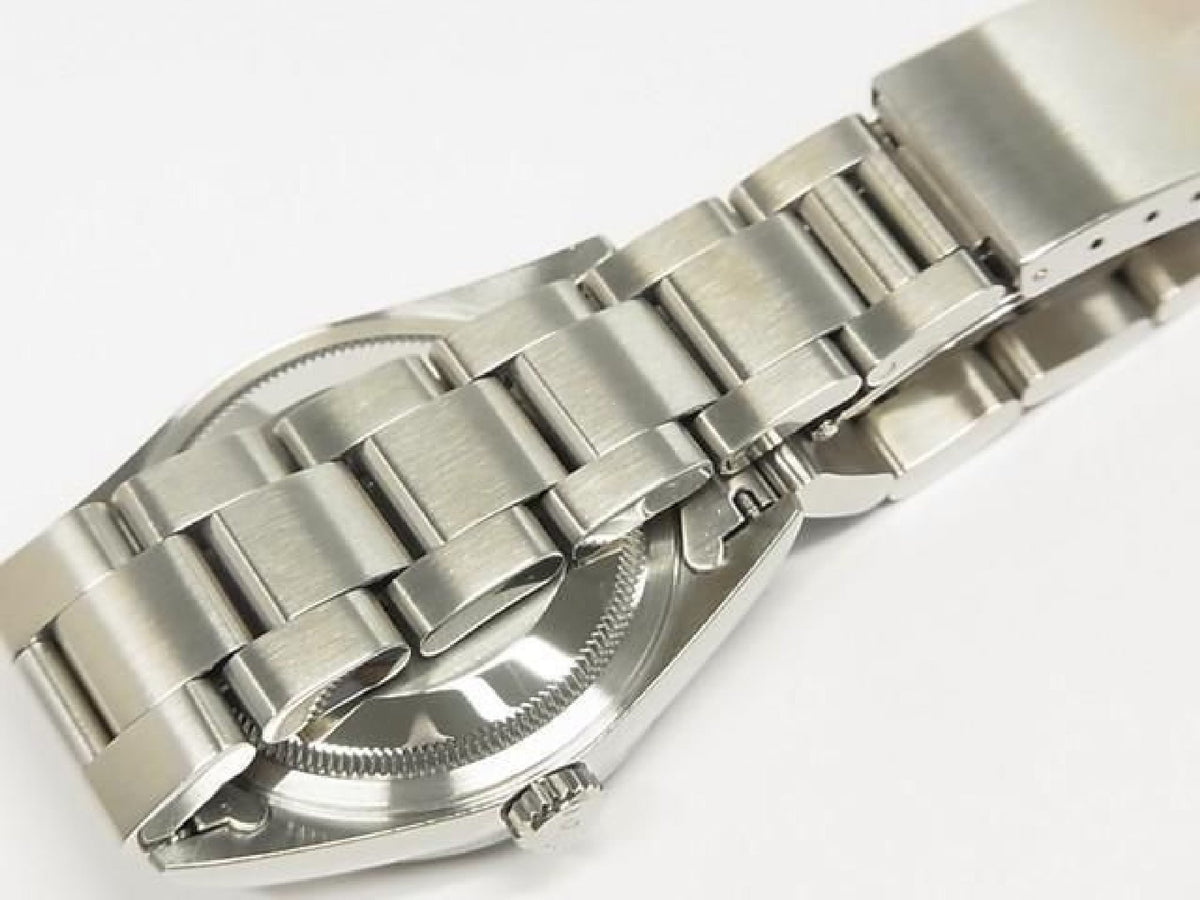 ROLEX Datejust zwarte wijzerplaat 16200 P-serie heren 193793597 hannari-shop