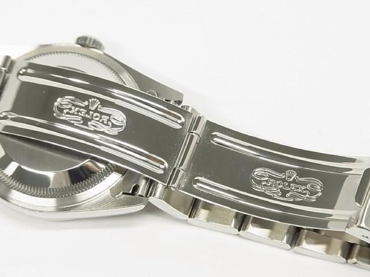 ROLEX Datejust zwarte wijzerplaat 16200 P-serie heren 193793597 hannari-shop