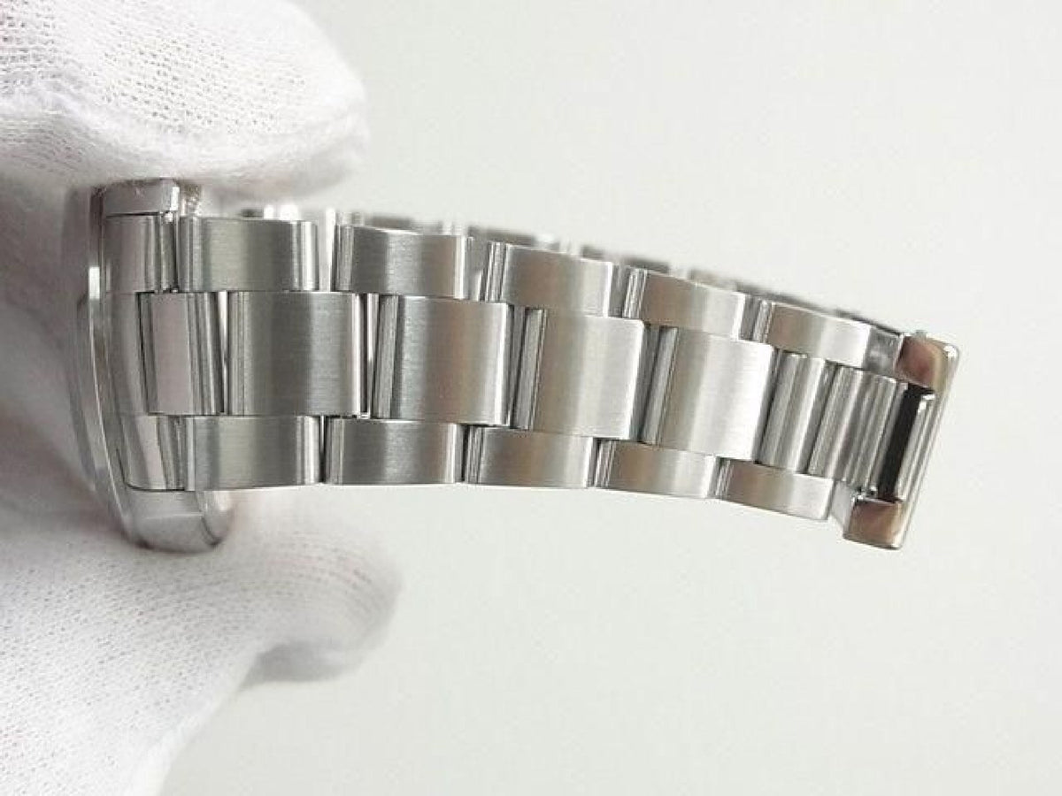 ROLEX Datejust zwarte wijzerplaat 16200 P-serie heren 193793597 hannari-shop