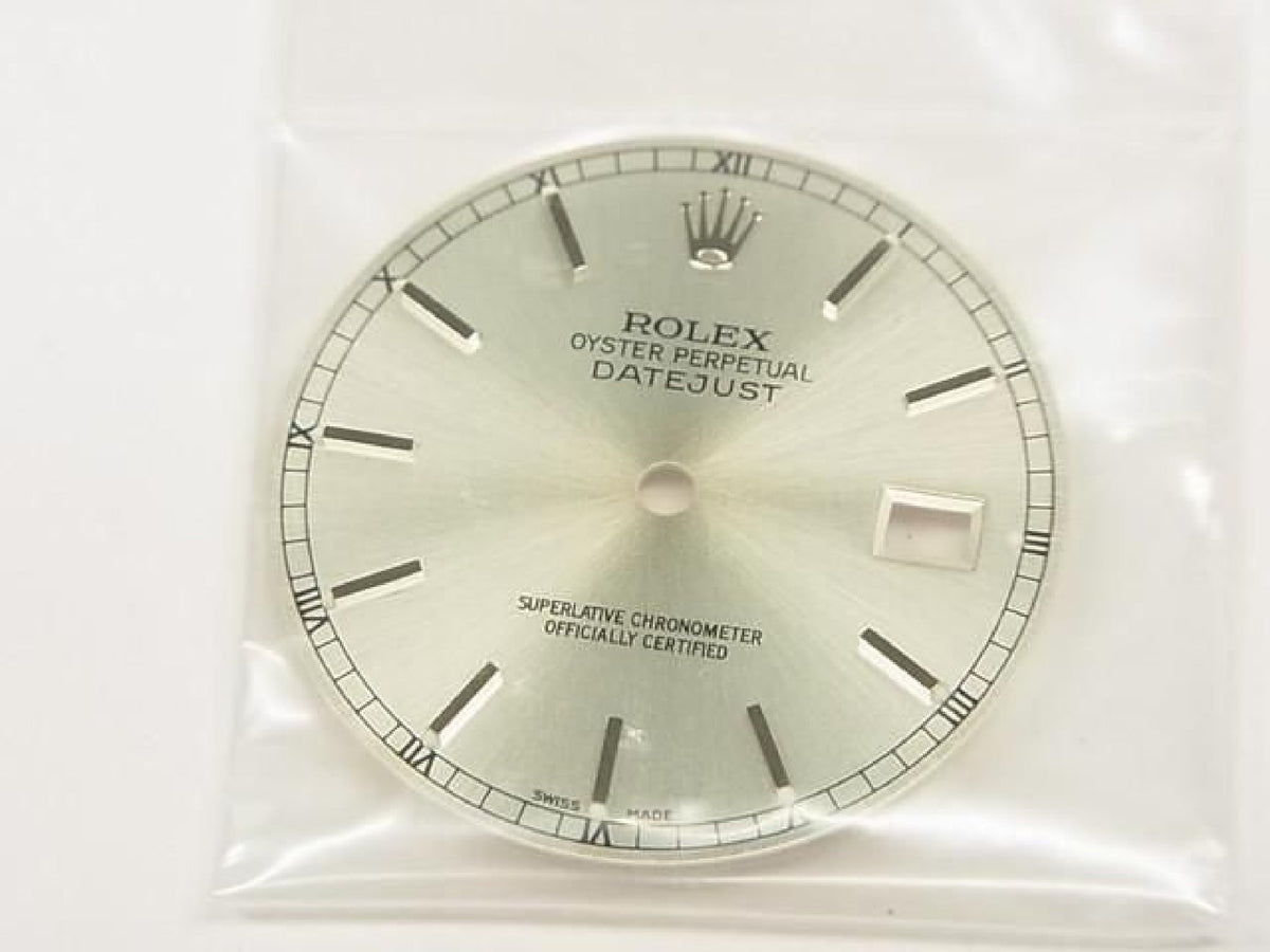 ROLEX Datejust zwarte wijzerplaat 16200 P-serie heren 193793597 hannari-shop