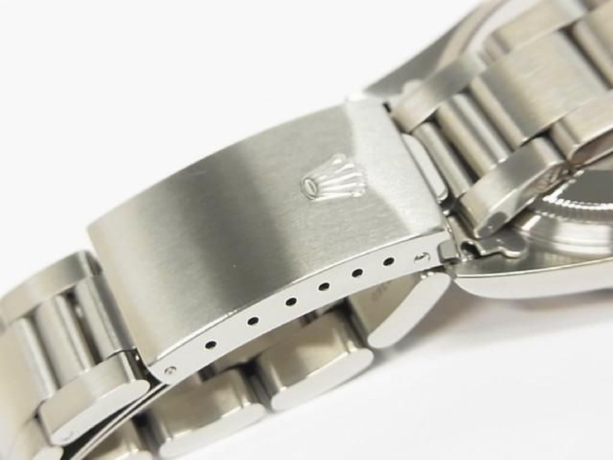 ROLEX Datejust zwarte wijzerplaat 16200 P-serie heren 193793597 hannari-shop