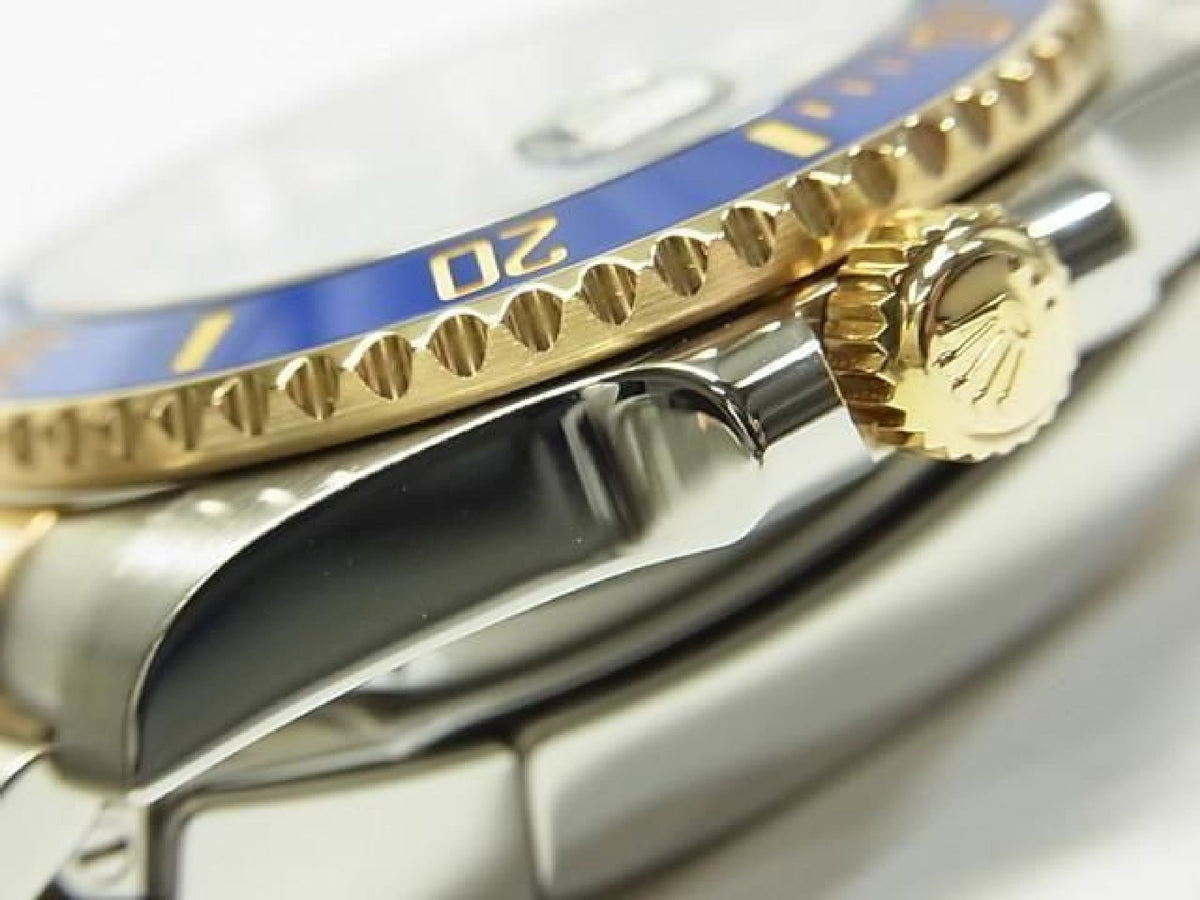 ROLEX Submariner date SS xYG blue8P diamond Ref.116613GLB Mens 193804161 hannari-shop