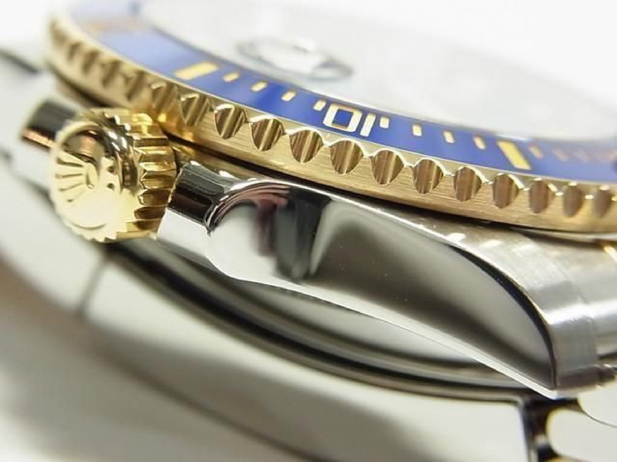 ROLEX Submariner date SS xYG blue8P diamond Ref.116613GLB Mens 193804161 hannari-shop