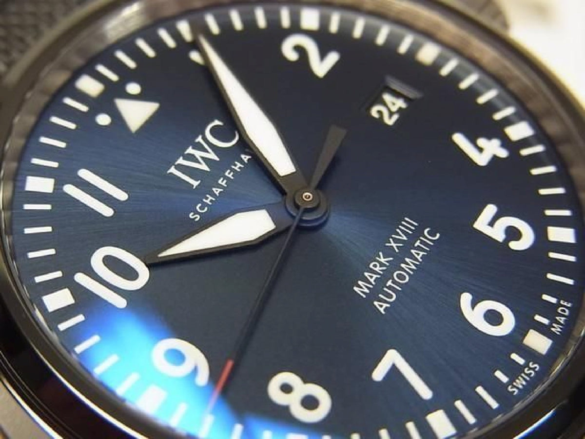 IWC mark18 Laureus blue Dial 1500 Lot Limited IW324703 Mens 193815059 hannari-shop