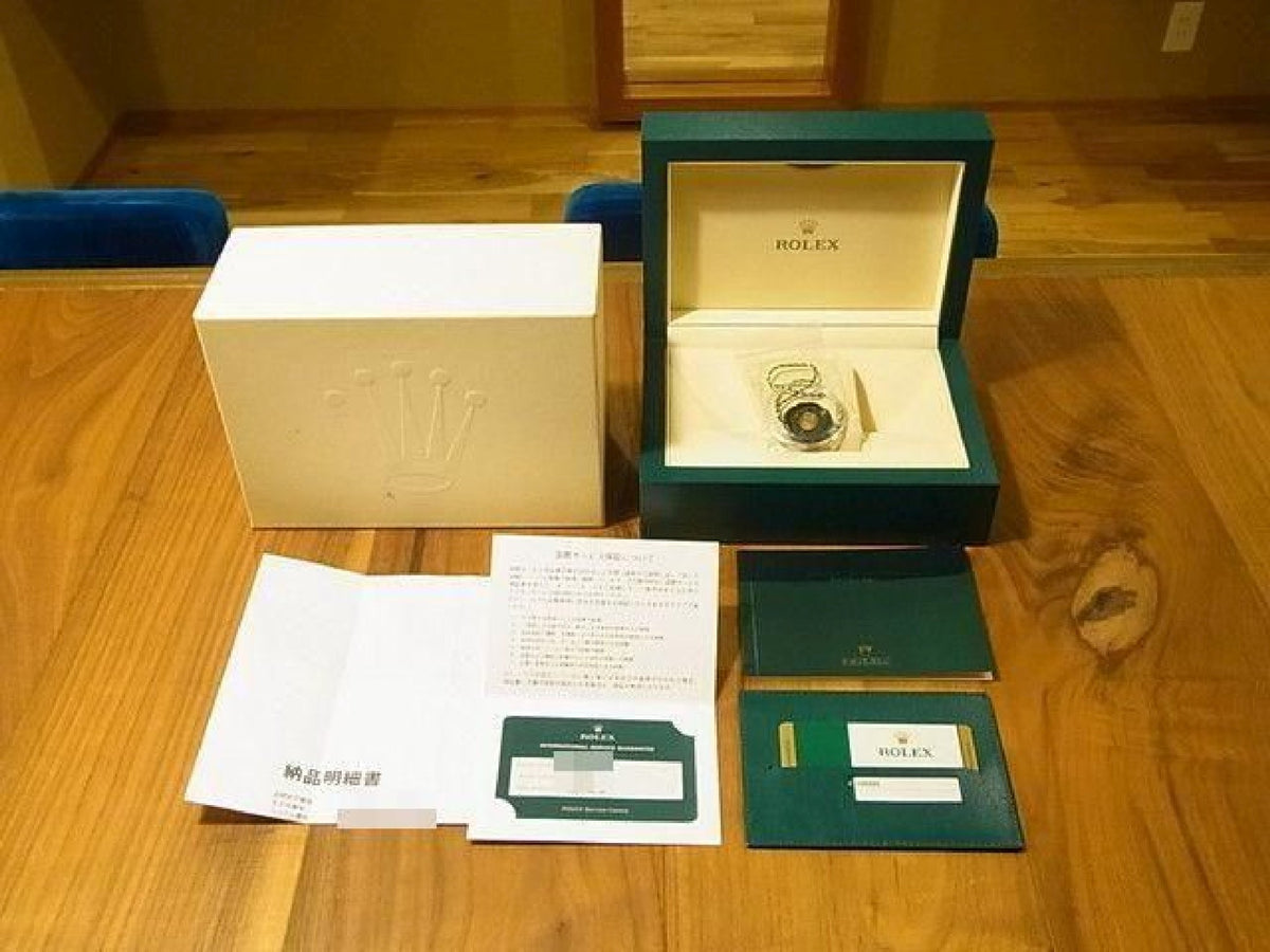 ROLEX DatejustII SS xYG combination Black Roman 116333 Genuine goods Mens 193837301 hannari-shop