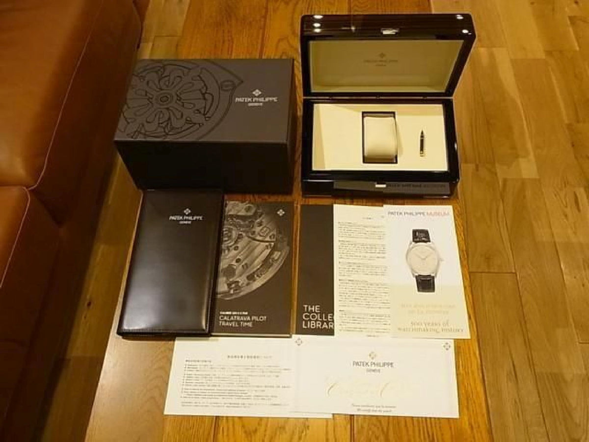PATEK PHILIPPE Calatoraba Pilot's Travel Time medium 18KRG 7234R-001 Echte goederen Heren 193914877 hannari-shop