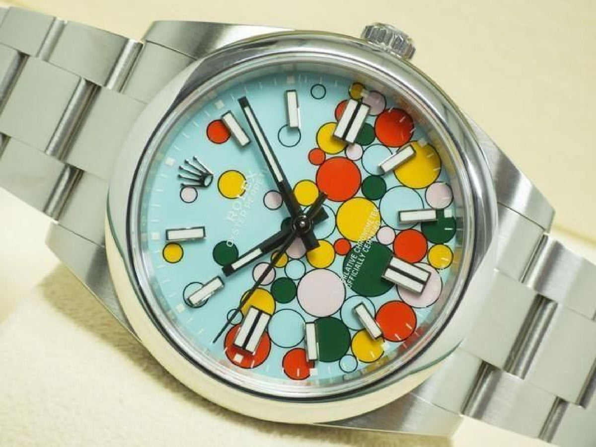 ROLEX Oyster PERPETUAL 41 Celebration motif 124300 unused Mens 193929943 hannari-shop
