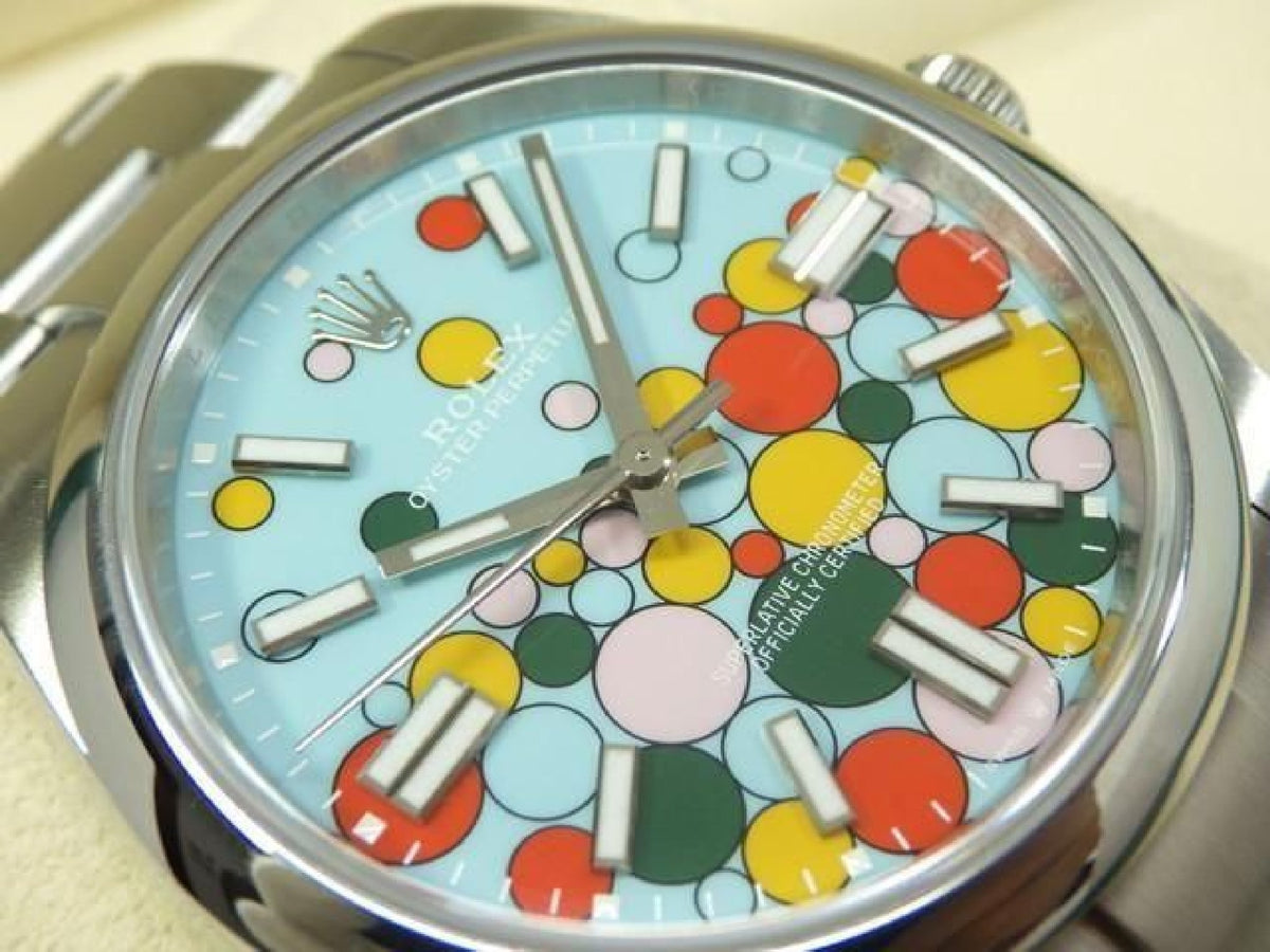 ROLEX Oyster PERPETUAL 41 Celebration motif 124300 unused Mens 193929943 hannari-shop