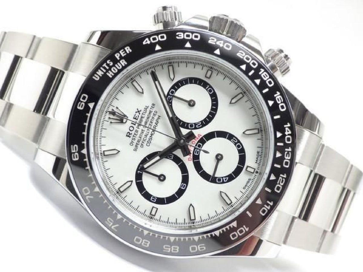 ROLEX Daytona witte wijzerplaat 126500LN '25 gekocht heren 193986704 hannari-shop