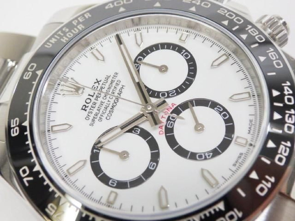 ROLEX Daytona witte wijzerplaat 126500LN '25 gekocht heren 193986704 hannari-shop